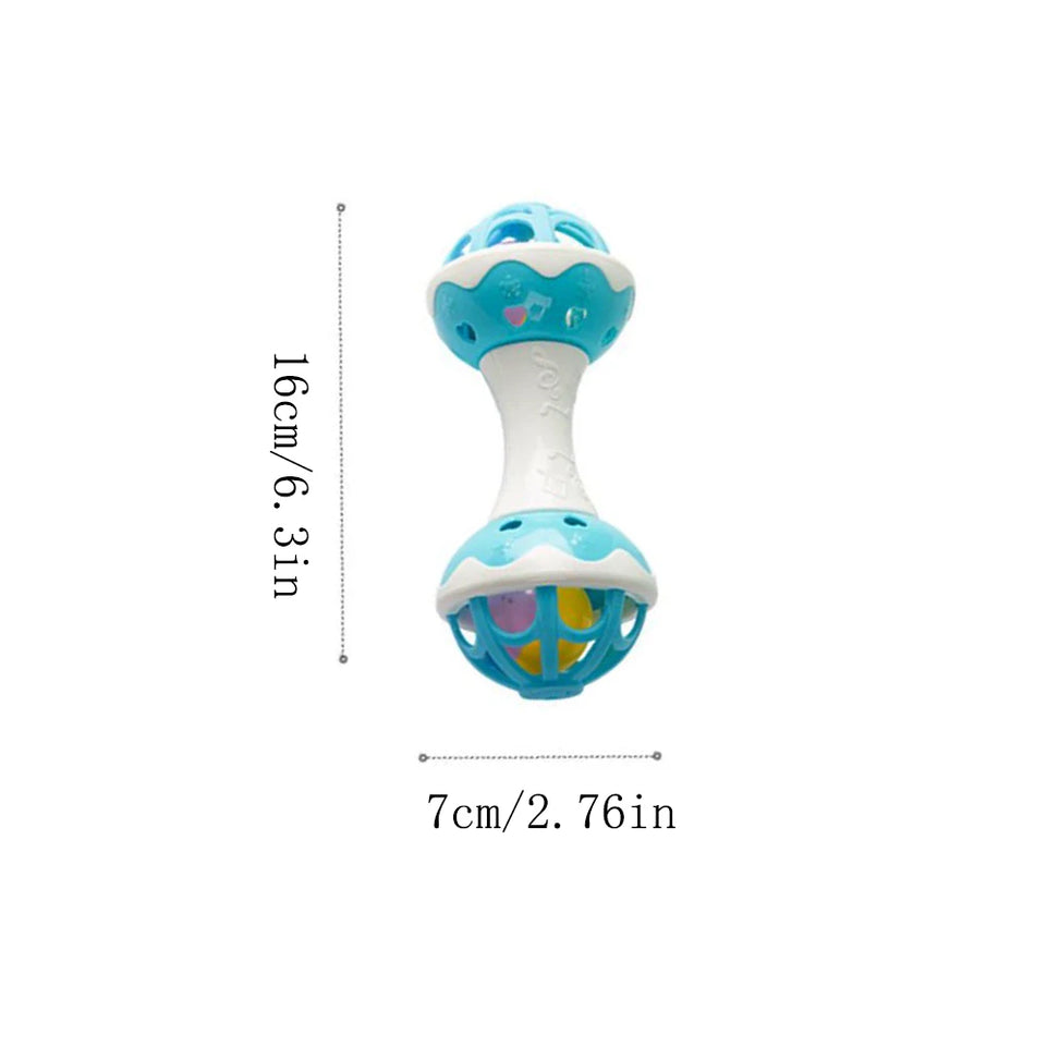 Baby Toys, Rattle, Fine Motor and Sensory Toy, Suitable for Infants Aged 3, 6, 9, and 12 Months
