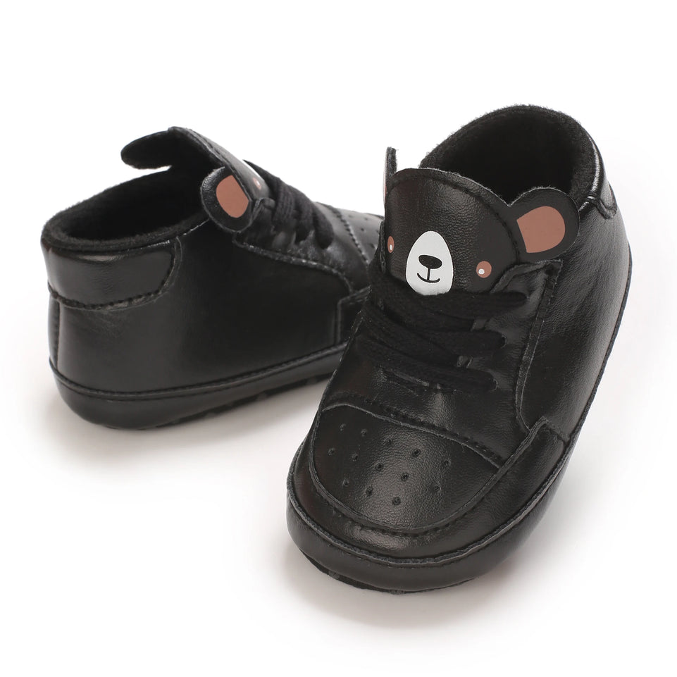Cute Cartoon Baby Shoes For Spring And Autumn 0-18M Newborn Boys And Girls Anti Slip Walking Shoes Soft Soled Sports Shoes