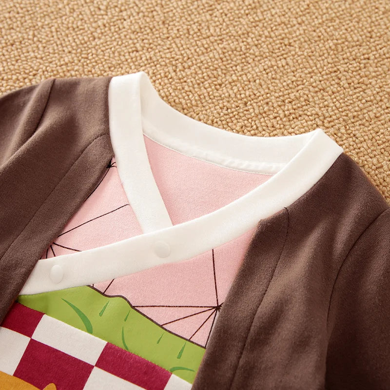 Baby Clothes Cute Role-Playing Pure Cotton Comfortable And Soft 0-18 Boys And Girls Spring And Autumn Long Sleeved Baby Jumpsuit