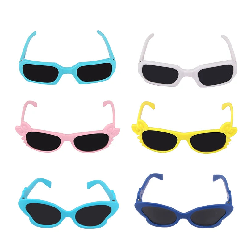 Doll Accessories For Girls Fashion Sunglasses Necklace Hairpin For 43 Cm Bebe Reborn Baby Clothes For Our Generation Baby Toys