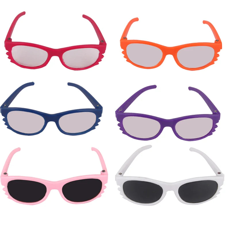 Doll Accessories For Girls Fashion Sunglasses Necklace Hairpin For 43 Cm Bebe Reborn Baby Clothes For Our Generation Baby Toys