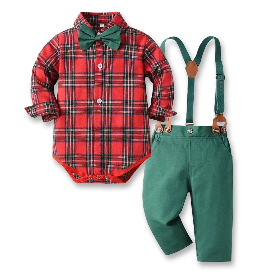 Baby Boy Clothes-And Newborn Button Down Shirt and Pants, 2 Piece Outfit Ropa Bebe Niña Одежда Для Новорожденных