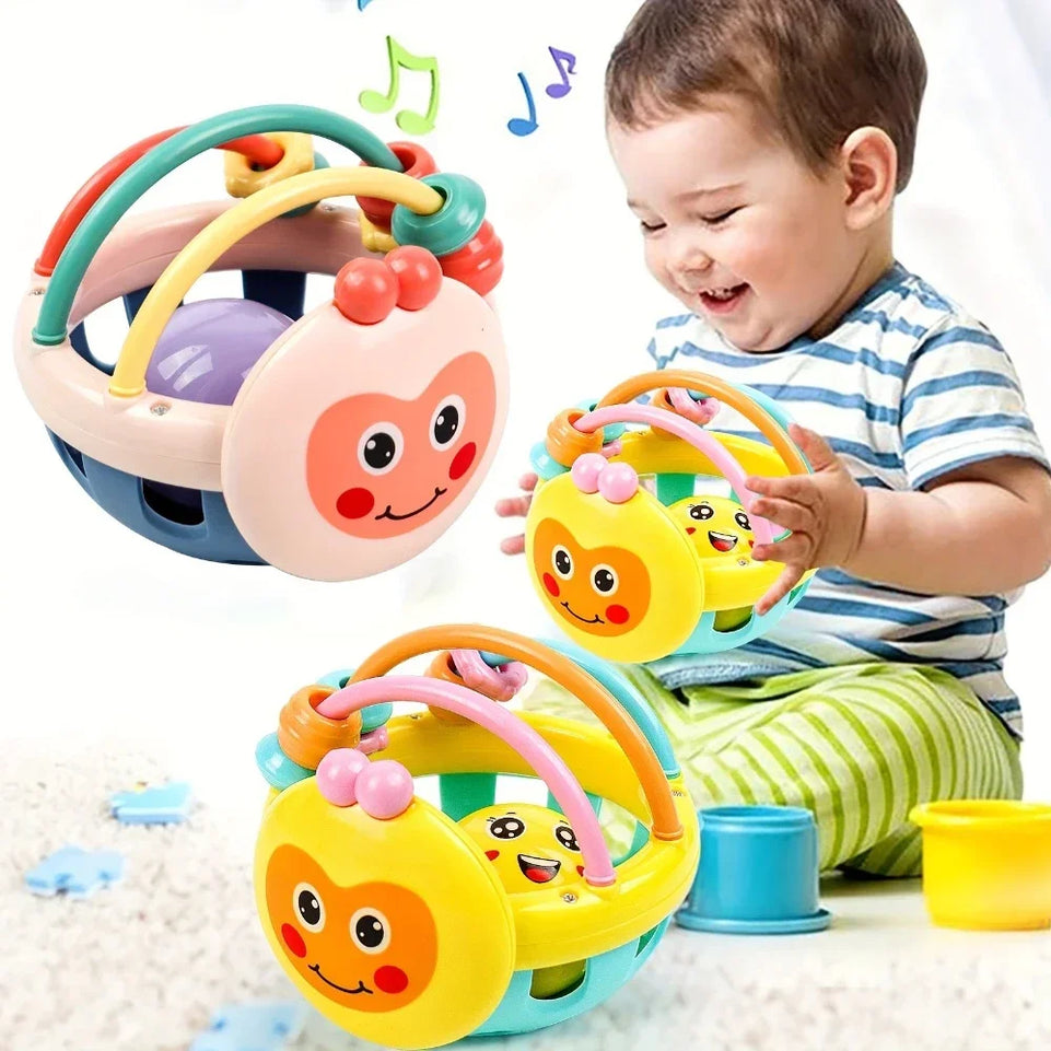 Baby Soft Teething Toys Newborn Early Educational Sensory Teether Rattle Touch Hand Grasping Ball Develop Infant Ball Game Toy