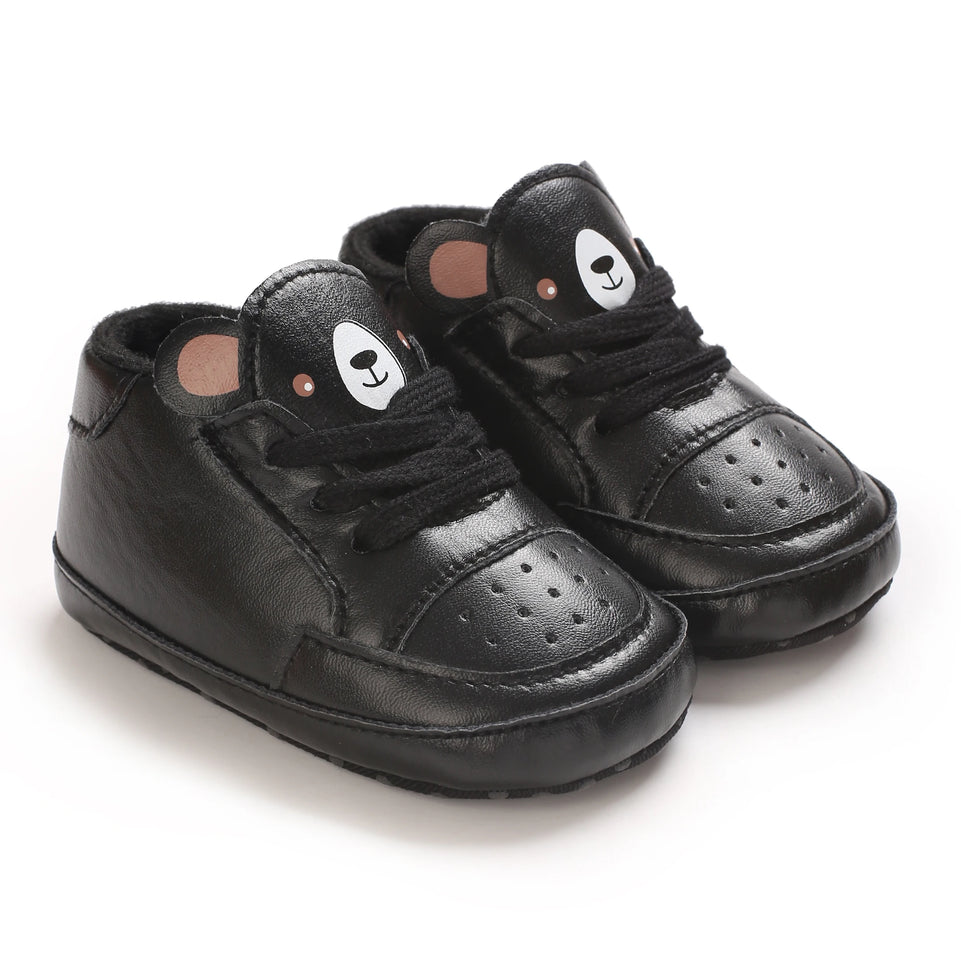 Cute Cartoon Baby Shoes For Spring And Autumn 0-18M Newborn Boys And Girls Anti Slip Walking Shoes Soft Soled Sports Shoes
