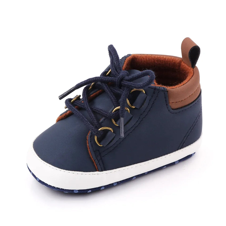 Baby Shoes Spring and Autumn Style Soft Cotton Anti-slip Sole Cassual for Boys and Girls 0-9-18 Months Toddler Prewalking D2351