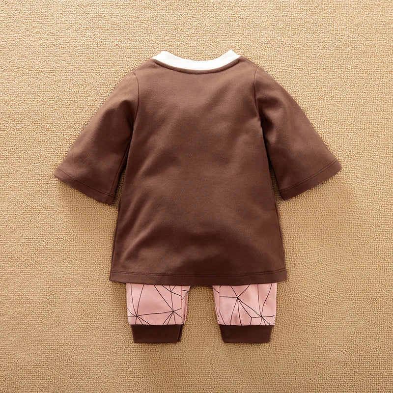 Baby Clothes Cute Role-Playing Pure Cotton Comfortable And Soft 0-18 Boys And Girls Spring And Autumn Long Sleeved Baby Jumpsuit