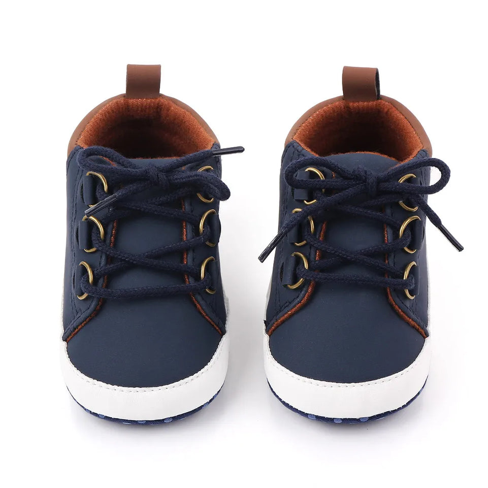 Baby Shoes Spring and Autumn Style Soft Cotton Anti-slip Sole Cassual for Boys and Girls 0-9-18 Months Toddler Prewalking D2351
